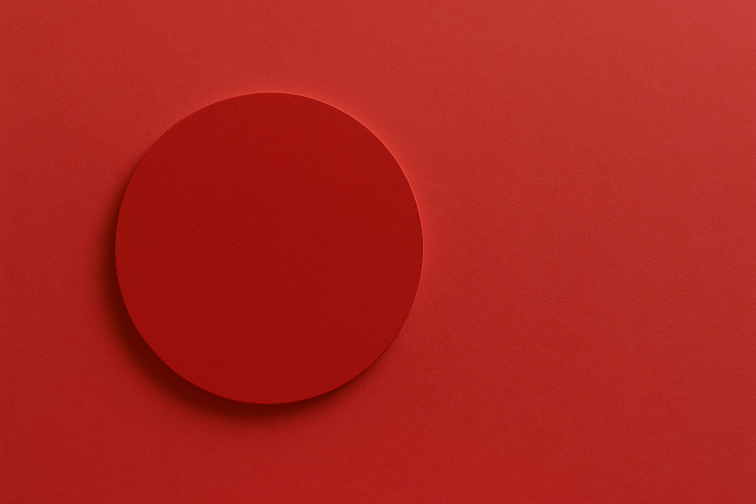 Fond rouge minimaliste illustrant la couleur carmin, symbole de passion, de maîtrise et de force chez Vespun.