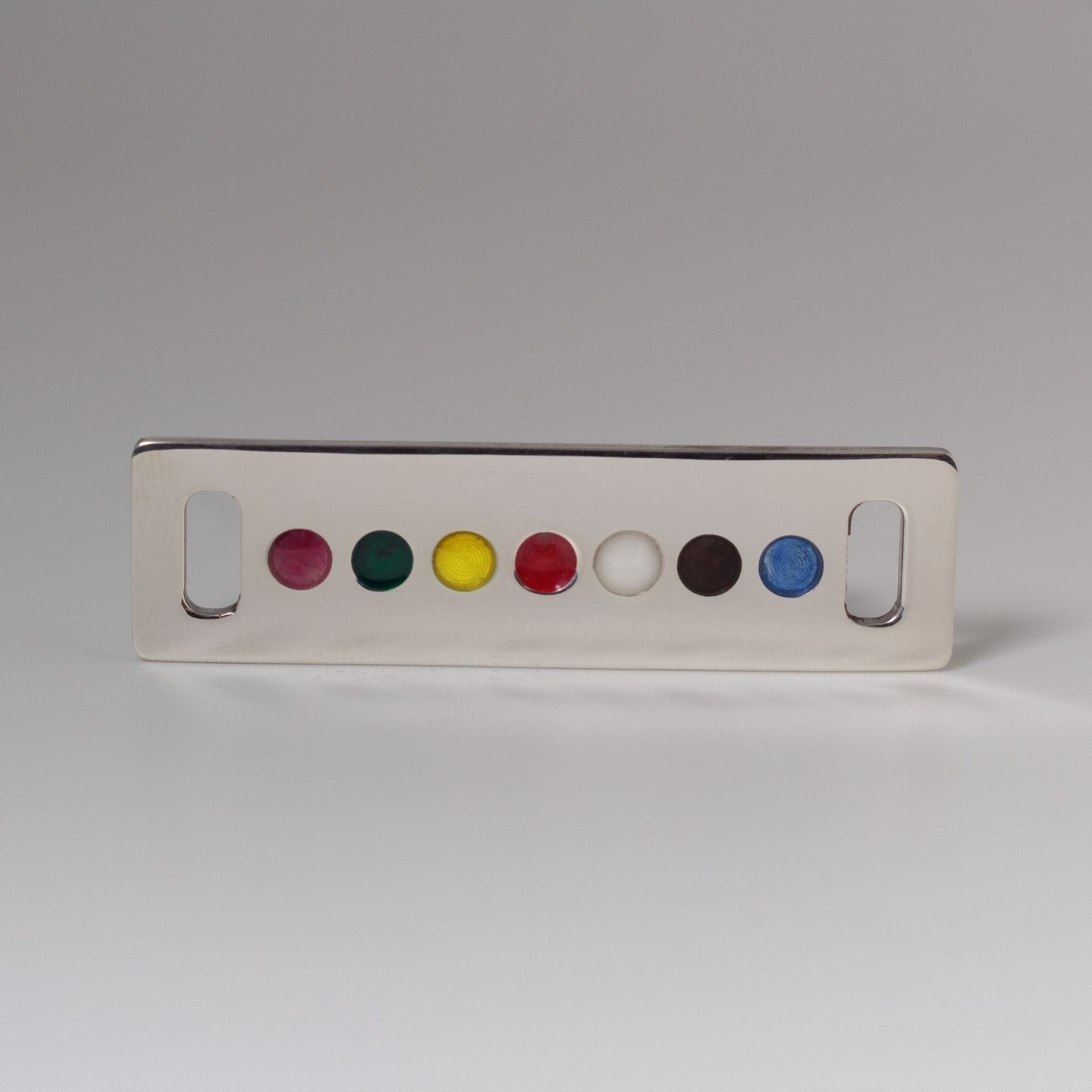 Palette de couleurs de gravure du bracelet Vespun en argent 925